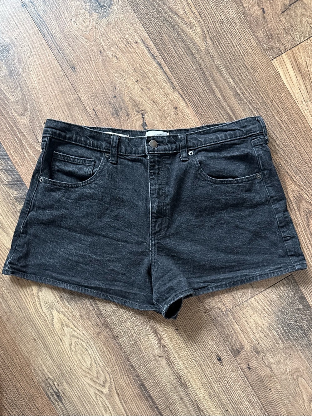 Universal Thread Black Denim High-Rise Shorts